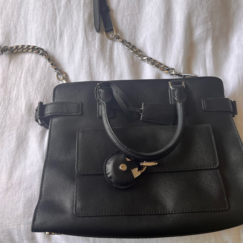 Michael Kors black bag with silver